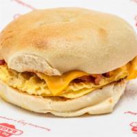 Southern Tradition · Sausage, bacon or ham, scrambled eggs, and American cheese. 470-750 calories