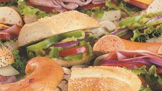 Turkey Club Sandwich - Sandwich Only · Roast turkey, bacon, American cheese, mayo, lettuce, and tomato. 500-600 calories