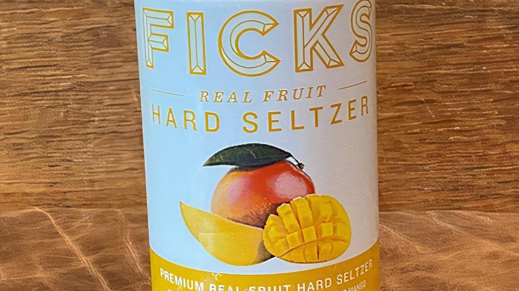 Fick's Mango Hard Seltzer · A tasty hard seltzer, made locally with real mango juice