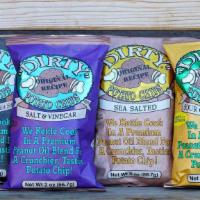 Chips · Two ounces dirty chips. Choose from a variety of flavors.