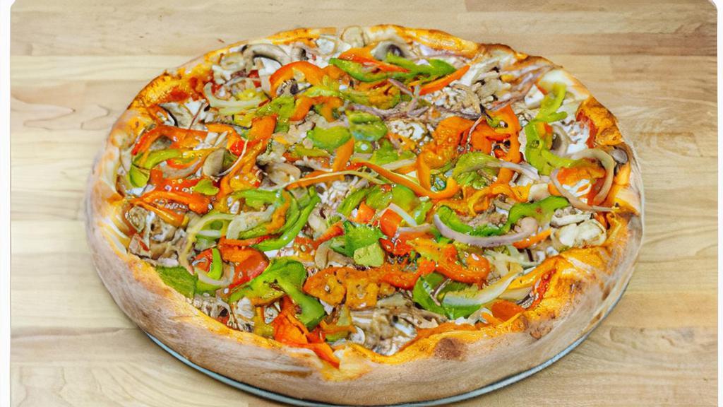 Vegetarian Small/Medium · Mixed (bell peppers and onions) and mushrooms.
