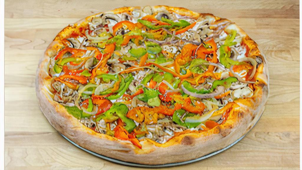 Vegetarian Large/XL · Mixed (bell peppers and onions) and mushrooms.