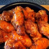 BBQ Wings (10) · Served with ranch.