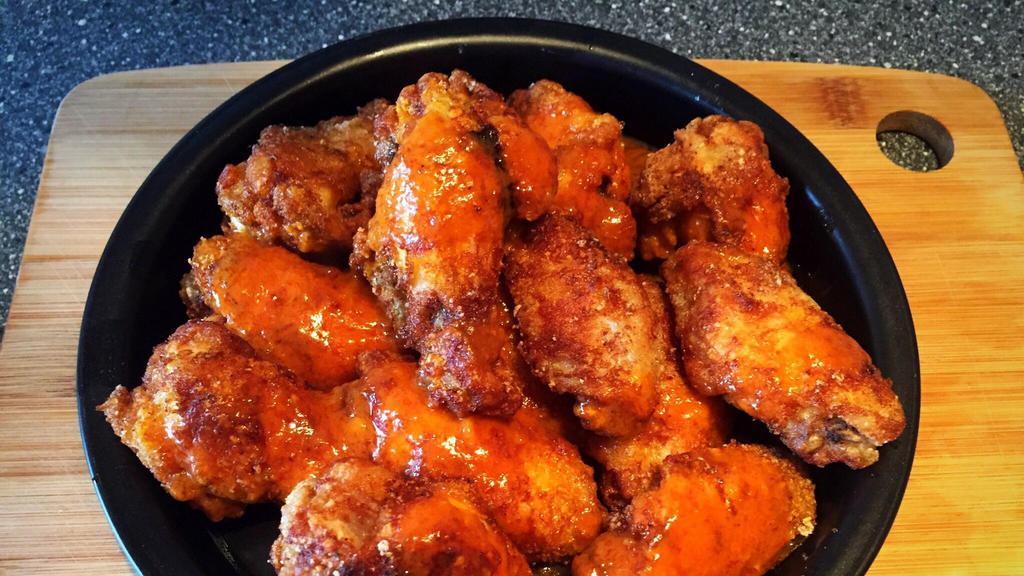 BBQ Wings (10) · Served with ranch.