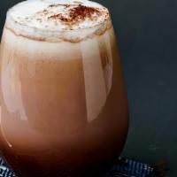 Valrhona Cocoa Latte · Premium Cocoa from Valrhona fused with fresh Organic Clover Milk