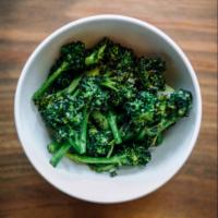 Broccolini Melt · Broccolini, White Cheddar, Parmesan, Caramelized Onions, Lemon, Chili, Sage, Aioli, Potato B...