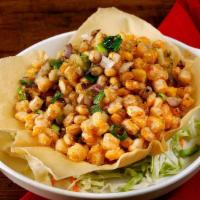 CORN PEPPER SALT · corn kernels, scallions, onions and green chilli