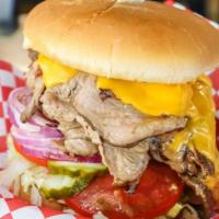 Flyin’ Dutchman · Ahoy scallywags! .. . This be a good *burger! Lumpy’s famous cheeseburger topped with moist ...