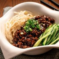 Spicy Cumin Zhajiang Noodle · Spicy.