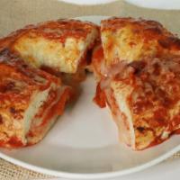 Pizza Bagel · Includes melted provolone cheese and marinara.