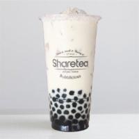 Boba With Fresh Milk (Iced) 青蛙撞奶 · Pearls included