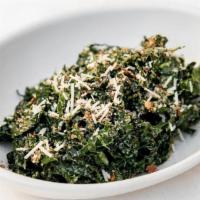 Tuscan Kale Salad, Veg · organic kale, lemon, garlic, parmesan, breadcrumb VEG