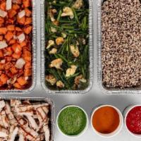 Meal Prep · Includes choice of:. 1 Protein (or side). 2 Sides. Each protein includes 5 servings and each...