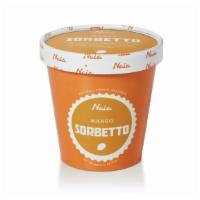 Naia Sorbetto Mango Pint · We craft our dairy-free mango sorbetto with an authentic recipe that simply used mangos; no ...