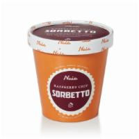 Naia Sorbetto Raspberry Chip Pint · A luscious celebration of bright refreshing berries, made only with real fruit - no flavorin...