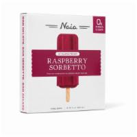 Naia 0G Added Sugar Bar Raspberry Sorbetto · From sun-soaked vines to sublimely sweet-tart bars. All the sweet and tart red raspberry fla...