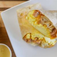 Chicken Apple Sausage · With egg and cheddar cheese.