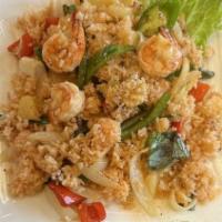 27. Seafood Thai Fried Rice / Cơm Chiên Đồ Biển · 