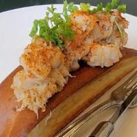 Shrimp & Crab Roll · meyer lemon aïoli, butter toasted pan de mie, old bay ** Consuming raw or undercooked meats,...