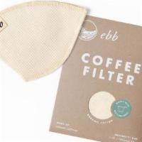 Ebb No. 2 Coffee Filter · Trade the paper for an Ebb No.2 filter. Ebb reusable cotton filters are always made of certi...