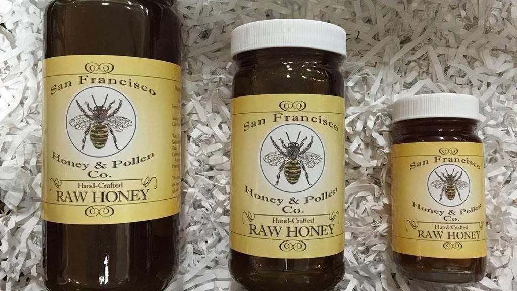 San Francisco Lavender Honey · San Francisco Lavender - Harvested from hives around San Francisco & the Bayview neighborhood, it's primary sources are lavender & garden flowers. After harvest we infuse the honey with dried lavender to ensure a true lavender essence