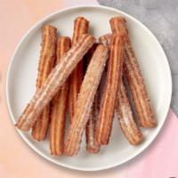 Churro Crunch · Mexican fried pastry with sugar and cinnamon.