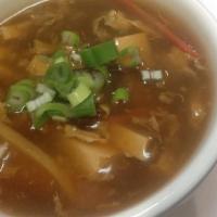 C4. Hot & Sour Soup · Hot and spicy.