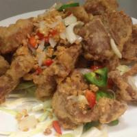 D7. Salt & Pepper Spareribs · Hot and spicy.
