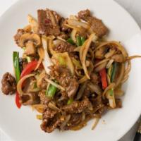 G2. Mongolian Beef · Hot and spicy.
