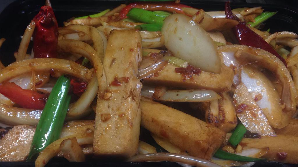 H2. Vegetarian Mongolian Chicken · Hot and spicy.