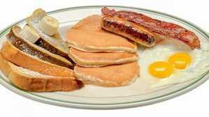 Axeman's Griddle Sampler · Two eggs, your choice of two strips of bacon, or two sausage links, or one sausage patty, se...