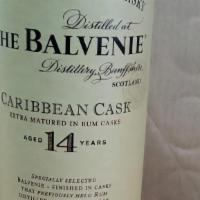 The Balvenie Caribbean Cask 750ml · The Balvenie Caribbean Cask Aged 14 Years Whiskey 750ml