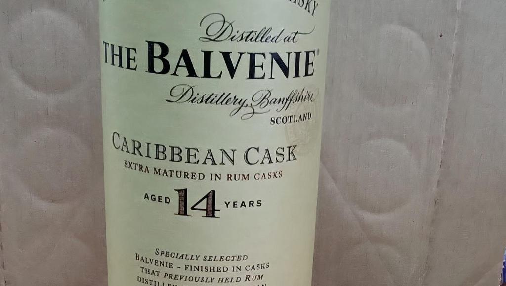 The Balvenie Caribbean Cask 750ml · The Balvenie Caribbean Cask Aged 14 Years Whiskey 750ml
