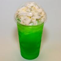 Green Apple Soda · 24oz Medium Size.
Green apple soda