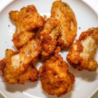 Fried Chicken Wings 6pc only · 6pc chicken wings.
Mild only
Reserve the right to substitute without notice.
Thank You.