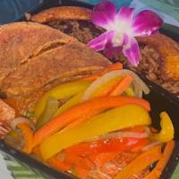 Chef Ann's Special: Whole Fried Escovitch Red Snapper with Creole Rice · Whole Fried Escovitch Red Snapper, Sautéed Vegetables, Creole Rice( red beans and rice) , an...