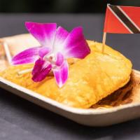 Jamaican Patties · An empanada style flaky pastry filled with spicy beef, veggies, or curry chicken.
Vegan opti...