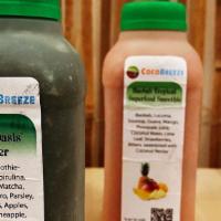 Green Oasis Superfood Smoothie · Sweet & Earthy
No sugar added.
Ingredients: Moringa, Spirulina, Chlorella, Matcha, Celery, C...