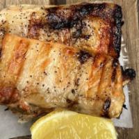 4. Grilled Salmon Belly · 