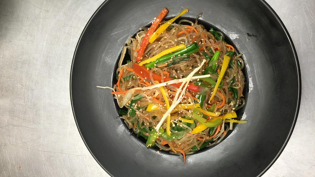 Glass Noodles & Vegetables. (JapChae) · 잡채