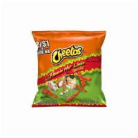 Hot Cheetos · Hot Cheetos chips.