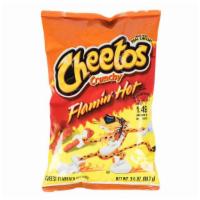 Crunchy Cheetos · Classic Cheetos chips.