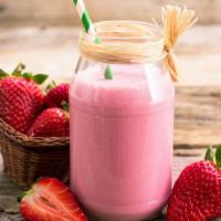 Strawberry Milkshake · Fresh and fruity strawberry milkshake.