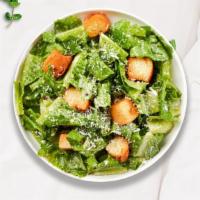 Caesar Crunch Salad · Romaine lettuce, parmesan cheese, and croutons with caesar dressing.