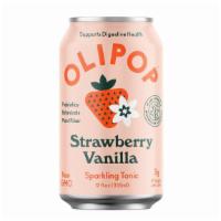 OLIPOP Strawberry Vanilla · 3g of sugar per can. Strawberry Vanilla is a modern take on a classic cream soda. We use rea...