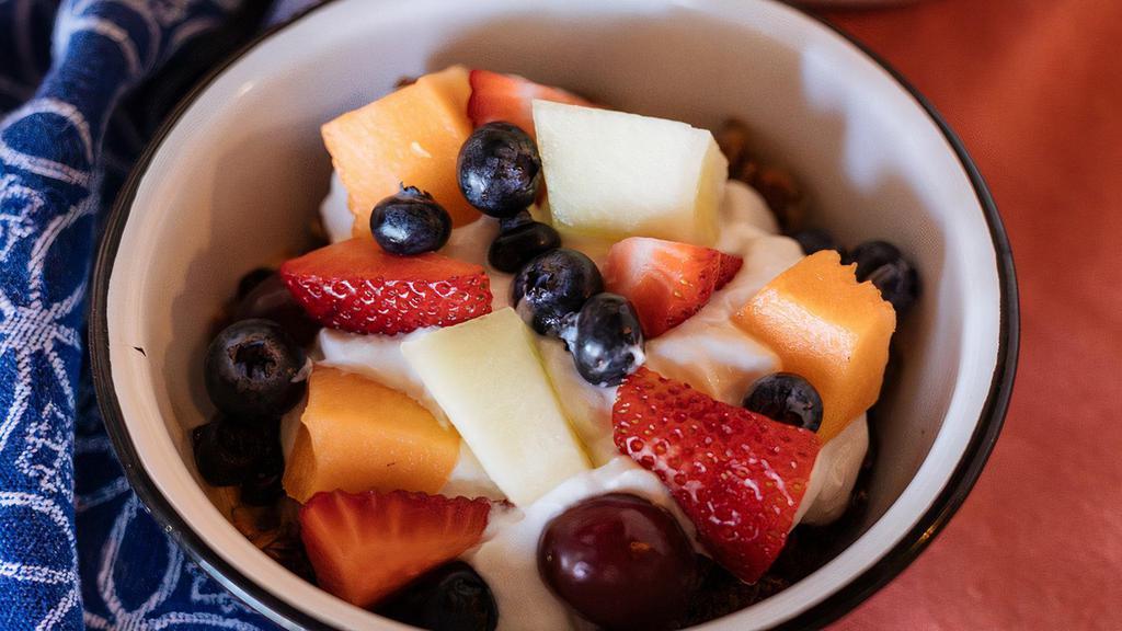 Fruit & Yogurt · Seasonal Fruit with Greek Yogurt