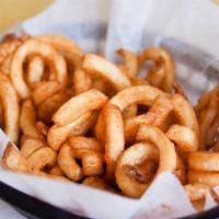 Basket of Curly Fries · -