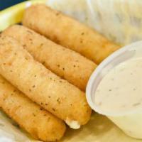 Cheese Sticks (6) · With ranch dressing.