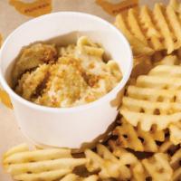 Mac-N-Cheese And Waffle Fries (No Additional Side) · 