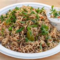 Tawa Pulao · Our Tawa Pulao is a perfect mix of rice and vegetables sautéed together with Pav Bhaji masal...